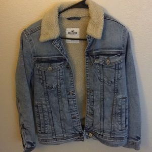 Hollister oversized demin jacket!